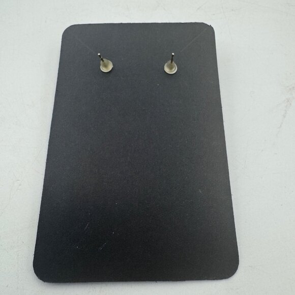 Abstract Multicolor Polymer Clay Drop Earrings Handmade Gold Accent Modern Boho - Picture 3 of 3